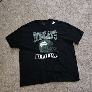 3XL Ohio Bobcats Men's Black Short Sleeve Tee
